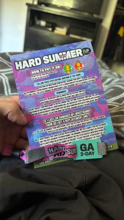 hard summer 2 day pass