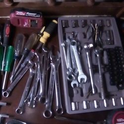Sockets Wrenches Glue Gun Bits And Much Morea