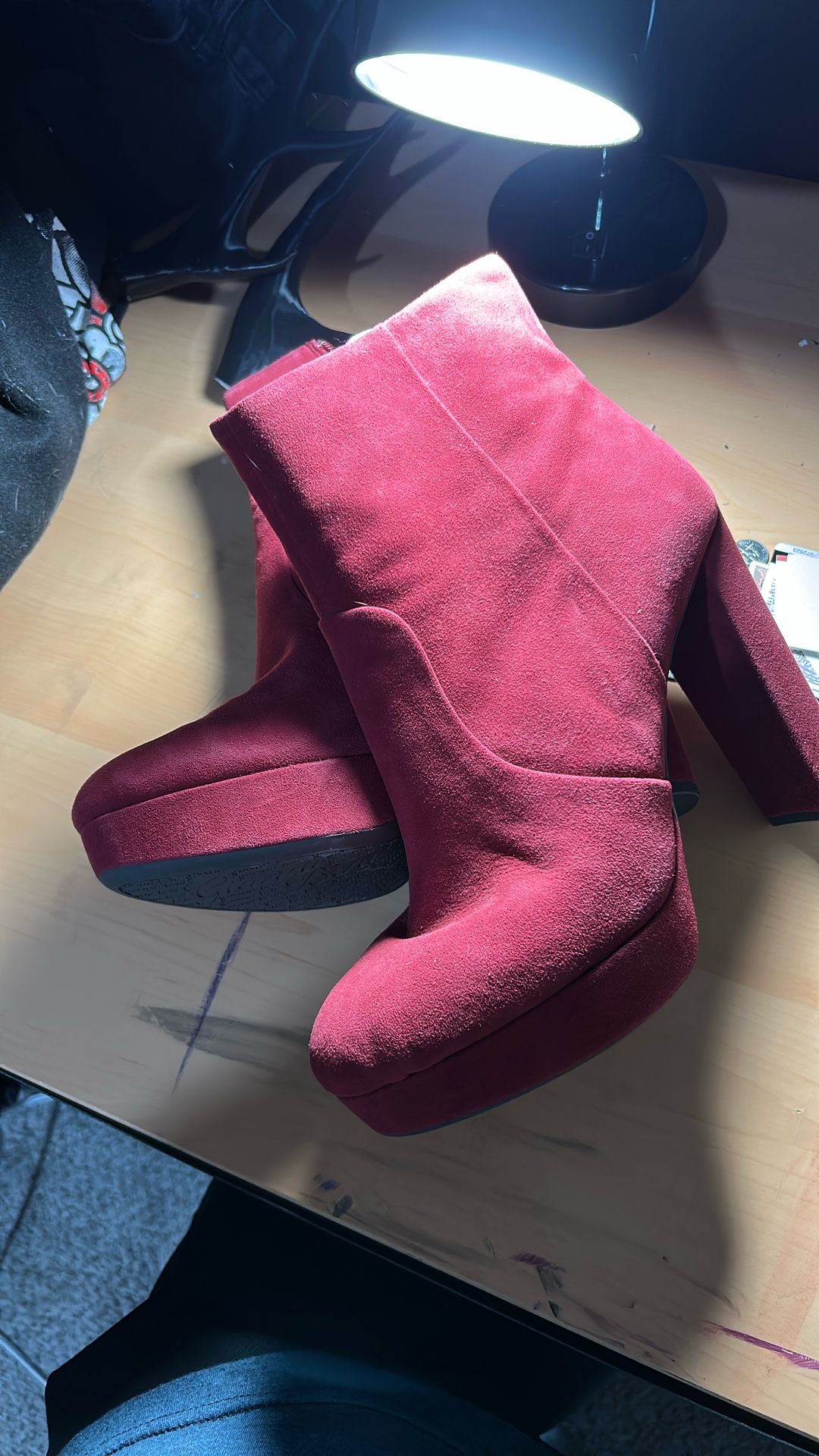 Gianni Bini Red High Heel Boots
