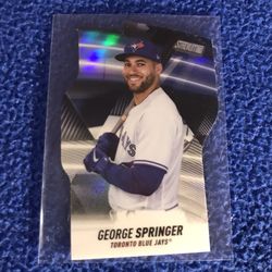 2022 Topps Stadium Club George Springer #T-24 Die-Cut Baseball Card