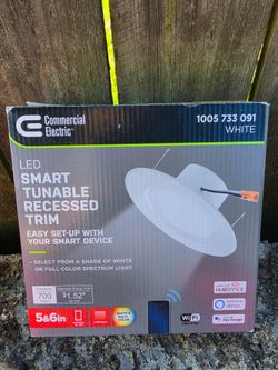 Commercial Electric LED Smart Tunable Recessed Trim