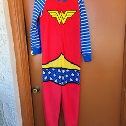Wonder Women Onsie Halloween Costume Pajama 57" Tall 