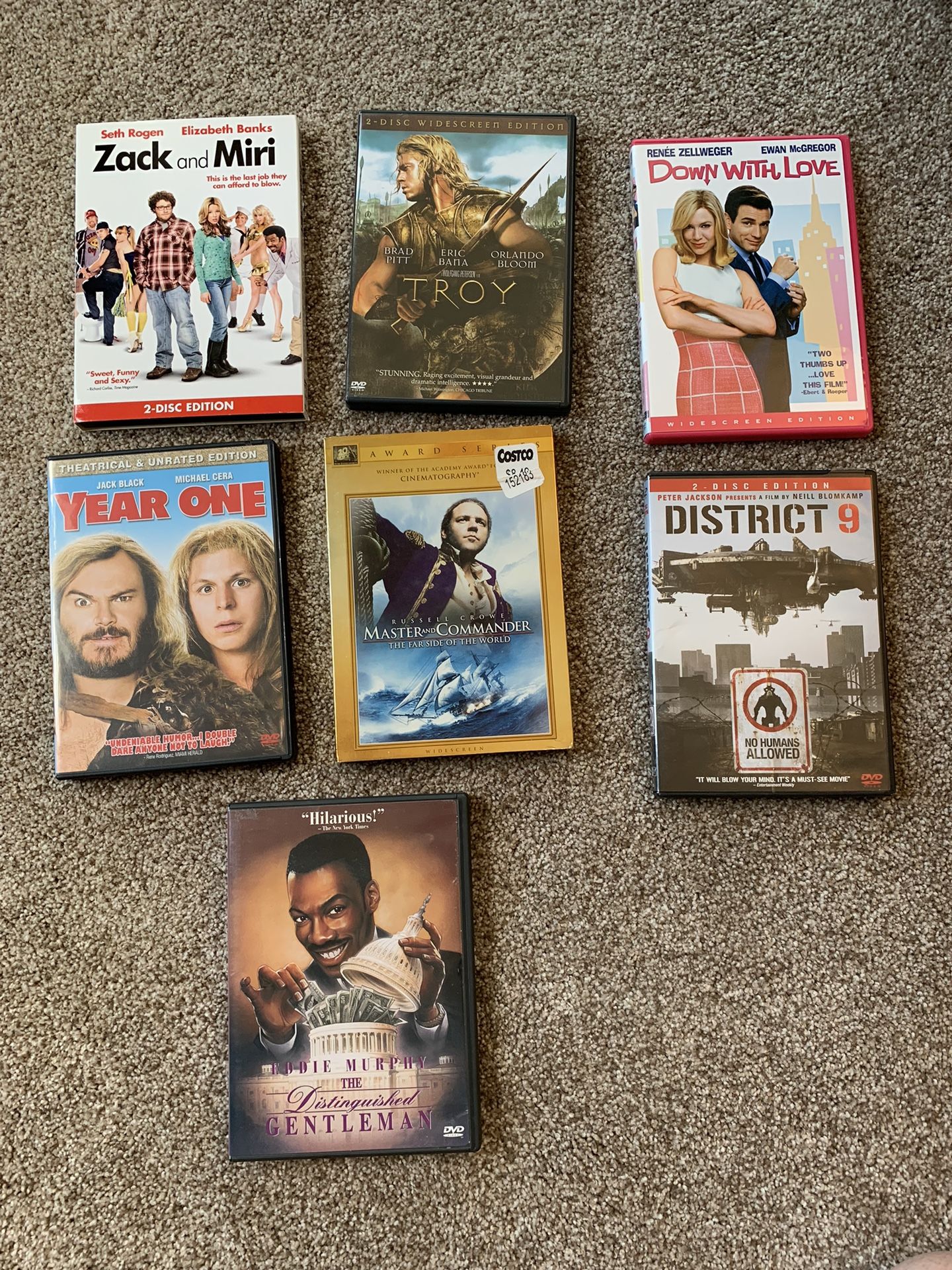 Like NEW DVD Movies ($5 Each/all For $30)