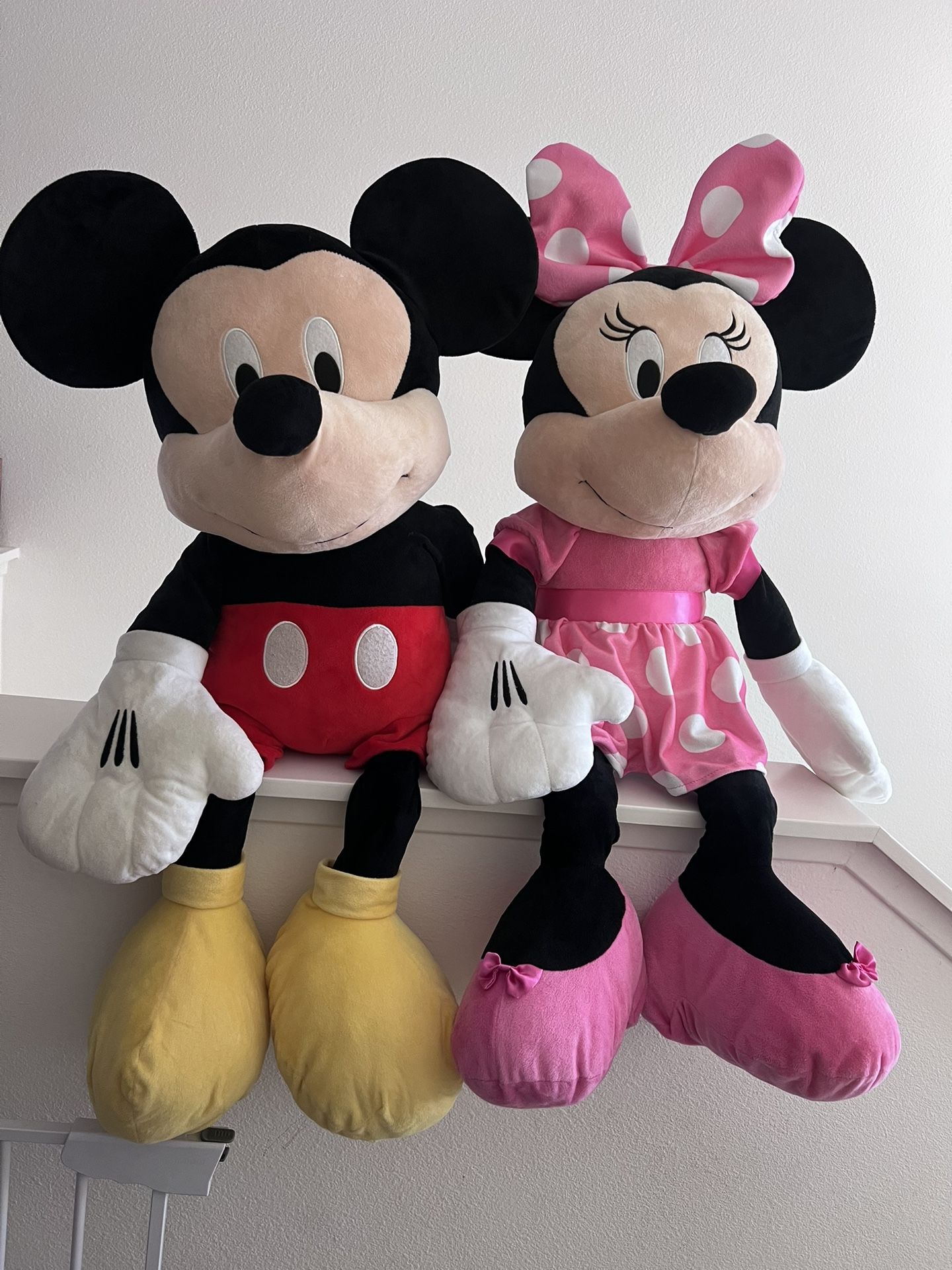 Giant Minnie & Mickey Plush