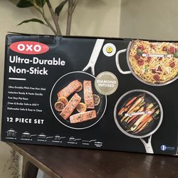 OXO 12 Piece Nonstick Aluminum Cookware Set