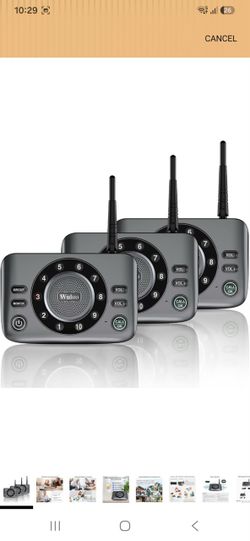 Hands-Free Two Way Intercoms Wireless for Home Business,