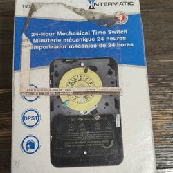 24-hour Mechanical Time Switch Minuterie Mexanique 24 Houres