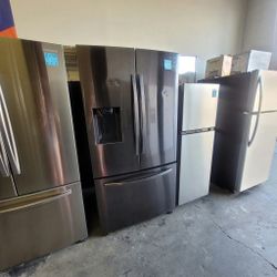 3 Door fri dge Sam sung Ref rigerator Fully Covered Warranty!