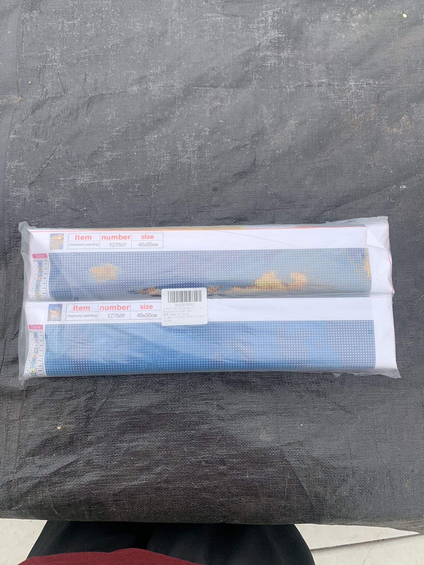 4-Pack DIY 5D Diamond Rhinestone Craft Set