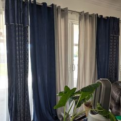 velvet drapes +rods