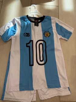 Kids Soccer Jersey Set Number 10 size 10/12