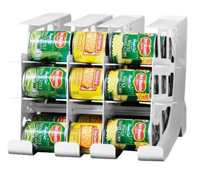 Storage Shelf Organizer For Food Cans