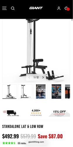 Giant Lifting Lat Pulldown Machine / Lat tower