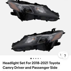 2019 Toyota Camry Se Oem Headlights 