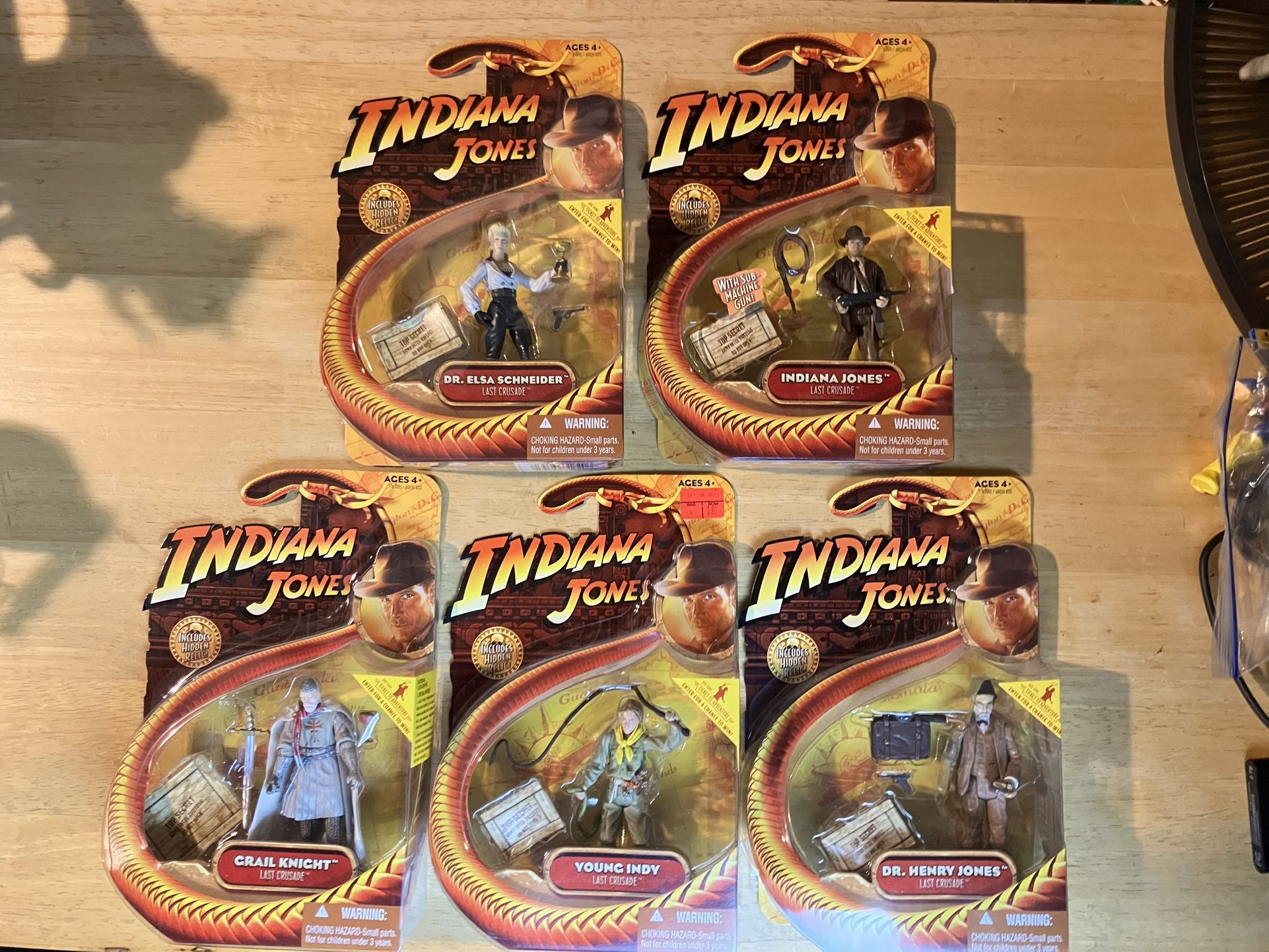 Indiana Jones And The Last Crusade Action Figure Lot
