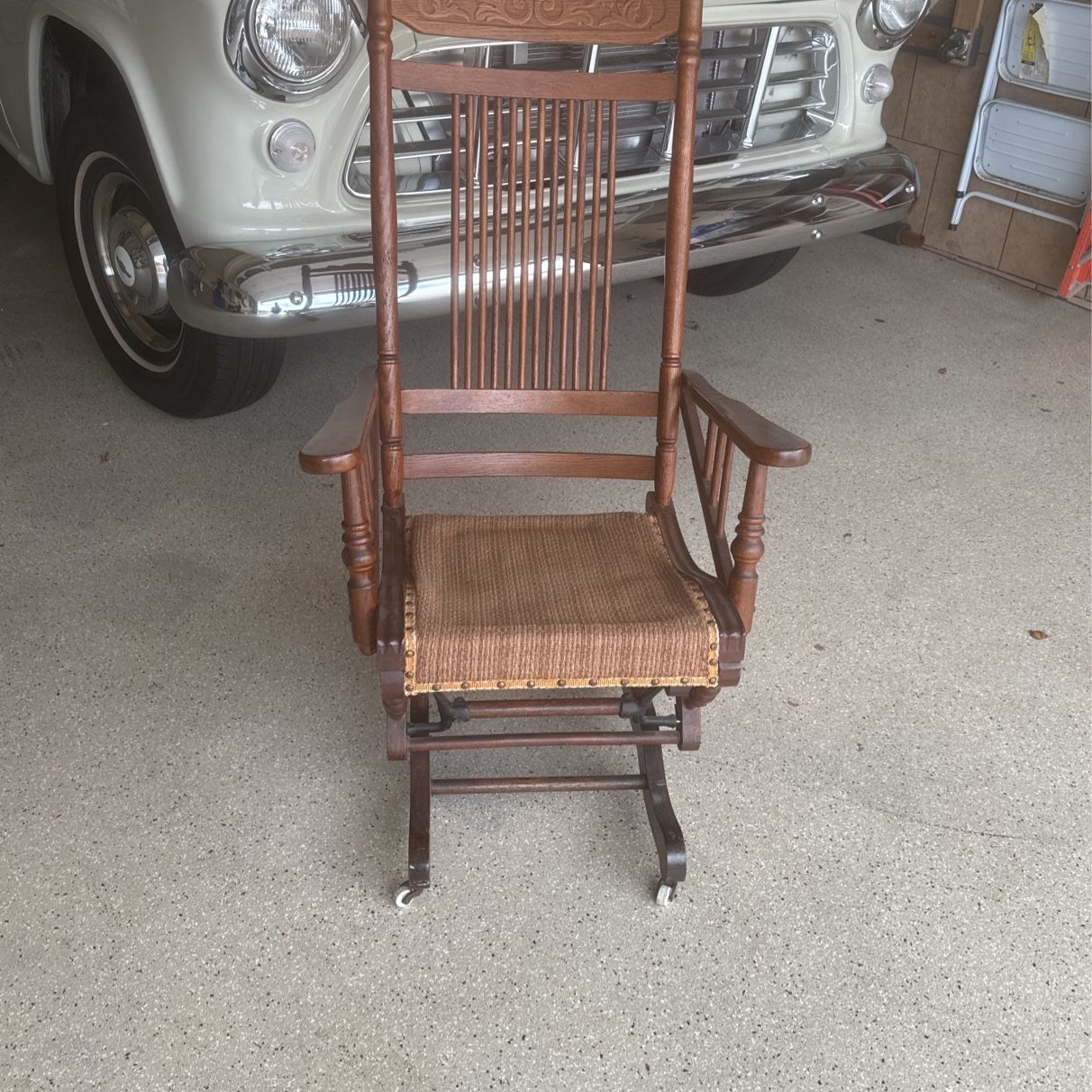 Antique Oak Rocker All Original