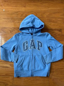 GAP Blue Kids Zip-Up Hoodie size L 10/11 yrs