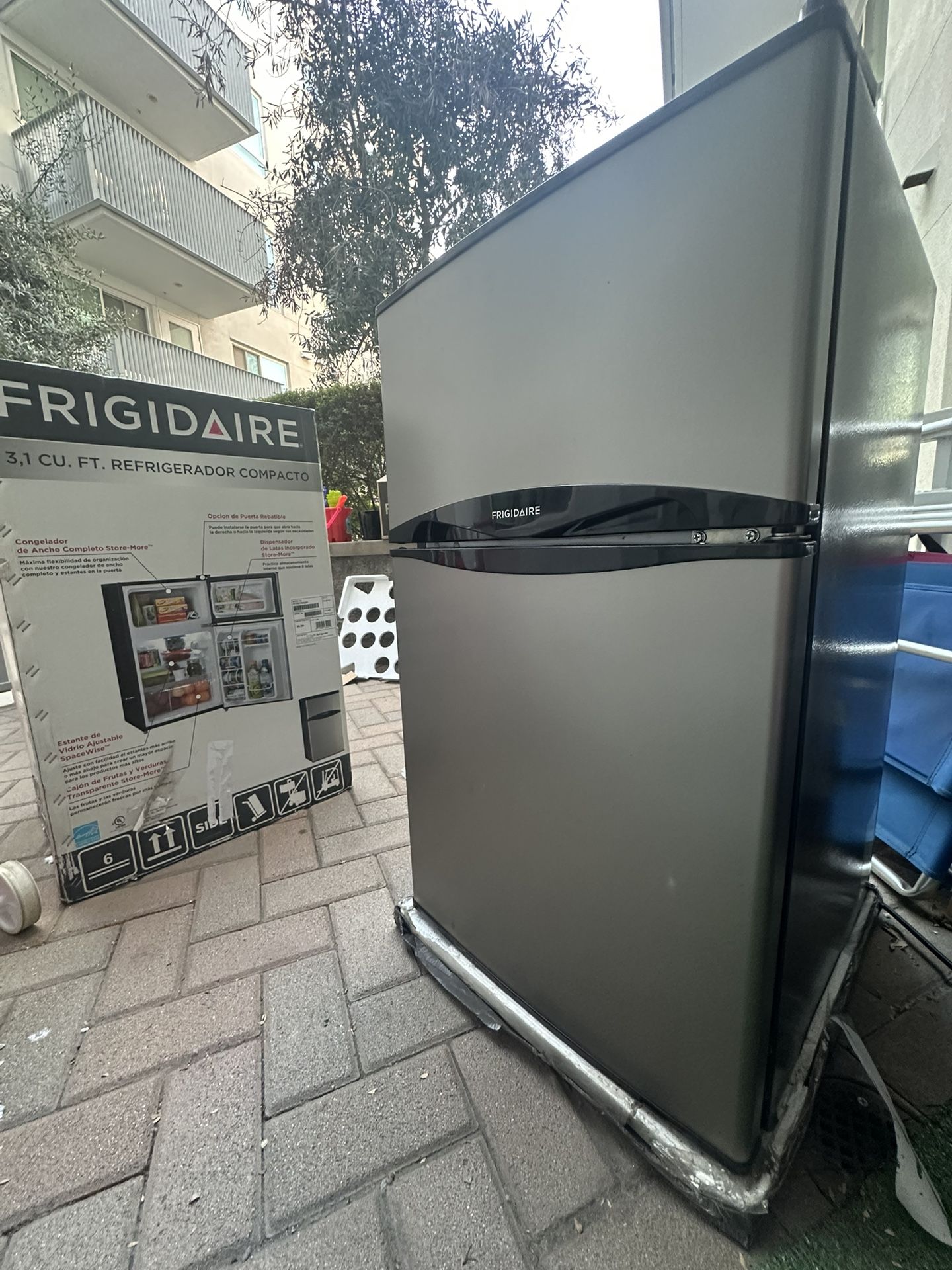 Frigidaire Stainless Steel Refrigerator – Like New – Never Used