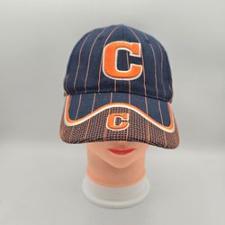 Tyvis inc. Chicago Windy City Blue Orange Striped Adjustable Baseball Hat. 7