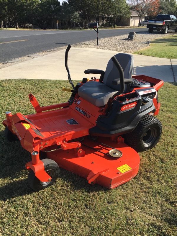 2017 Arien Ikon X 52” Zero Turn Riding Mower WARRANTY