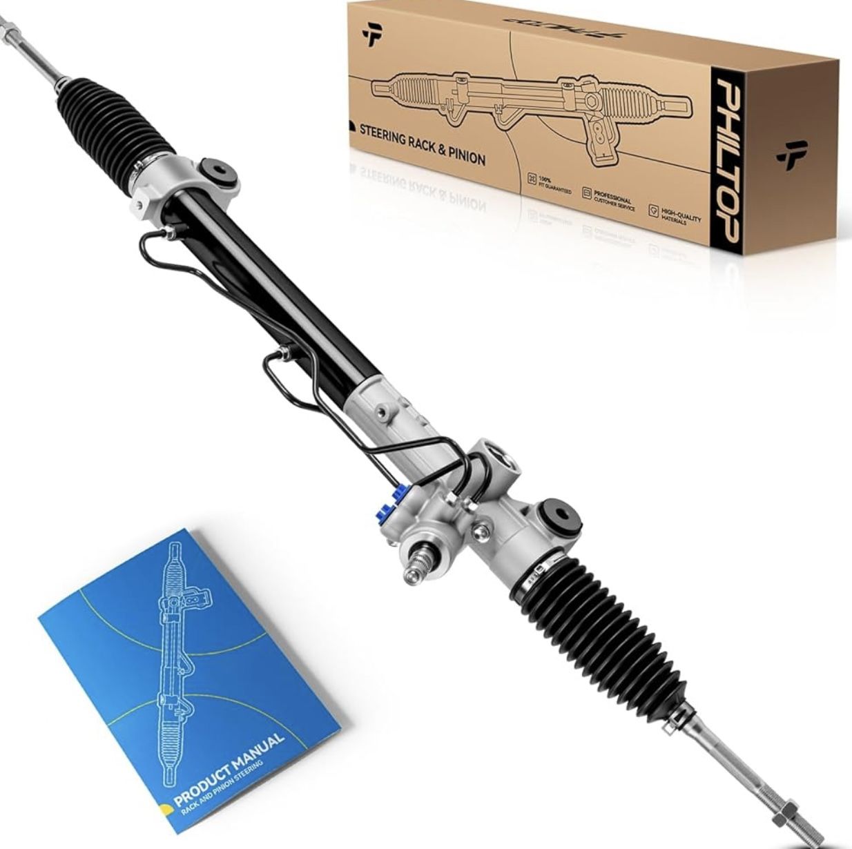 PHILTOP Hydraulic Power Rack and Pinion Assembly Replacement For Toyota Camry 2007-2009 2.4L L4/2007-2011 3.5L V6/2010-2011 2.5L L4, Lexus ES-