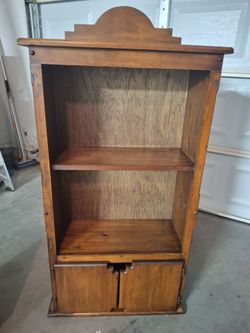 Rustic wood shelf