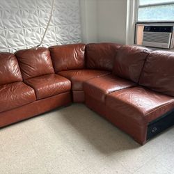 Leather Brown Sofas