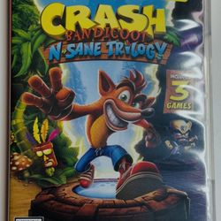 Crash Bandicoot N. Sane Trilogy - Nintendo Switch Tested Adult Owned W/Case S199