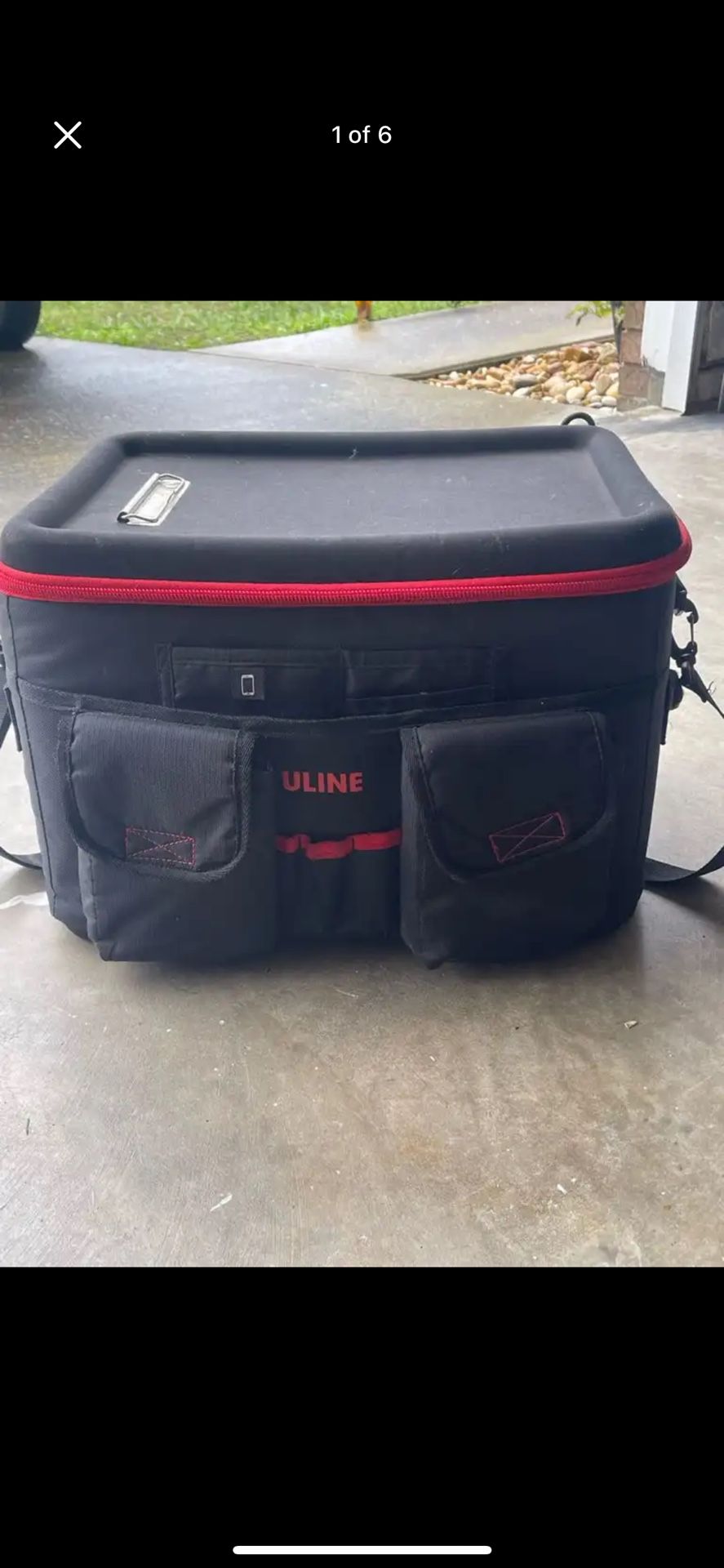 Uline Mobile Desk with Writing Surface