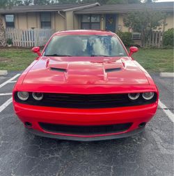 Dodge Challenger Red Muscle Car