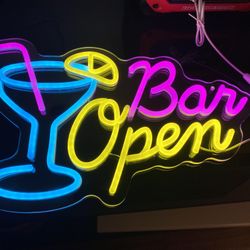 Bar Open Sign Neon