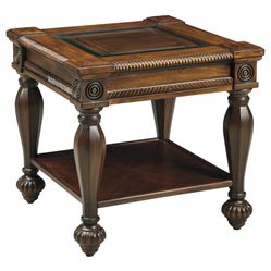 Traditional Wood Living Room End Table Set Of 2
