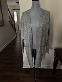 New Ladies, Grey Cardigan Size Xxl