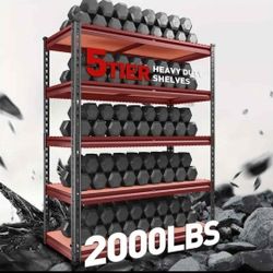 Brand New In Box Heavy Duty 5 Tier Garage Shelves Hold Upto 2000lbs "x36"x72 "