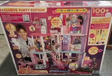 New! Barbie 60th Celebration DreamHouse