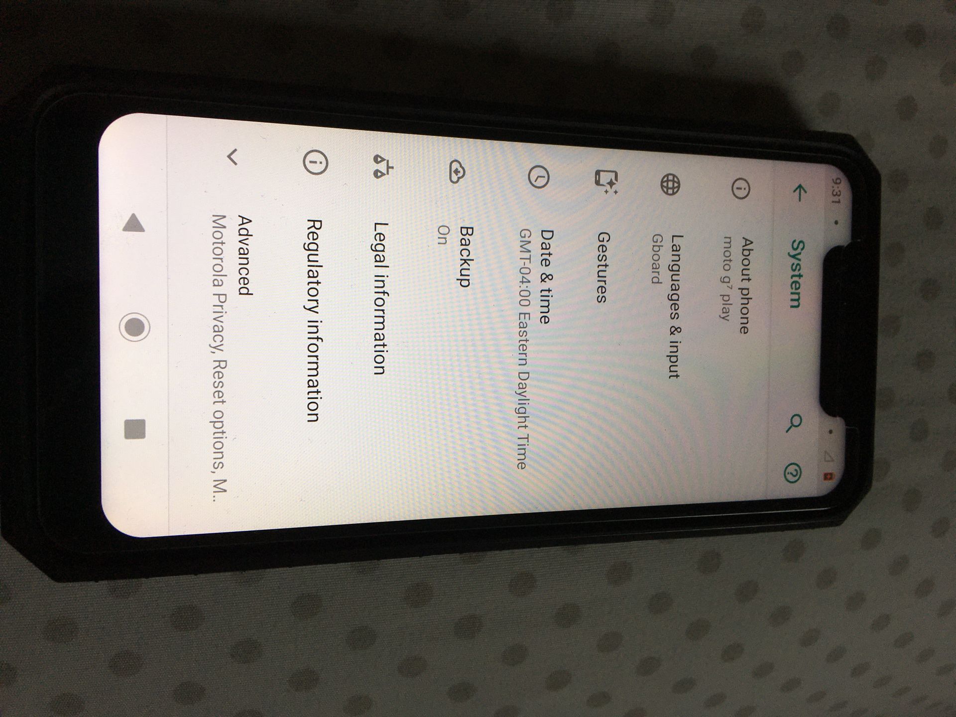 Motorola g7