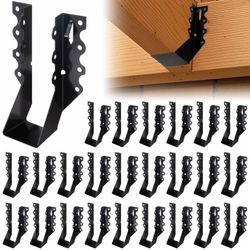Black rafter beam brackets for framing project