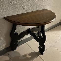 Console Table Entryway Brown And Black 