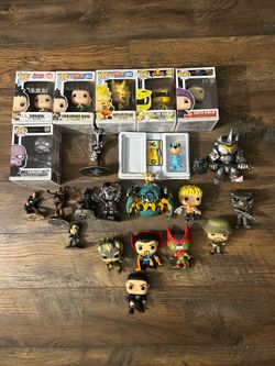 Funko pops and more $5 and $3 each or $90 for everything