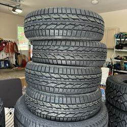 LOT OF 4 215/60R16 Firestone Winterforce 2 95S SL Black Wall Tire ~$600 Retail