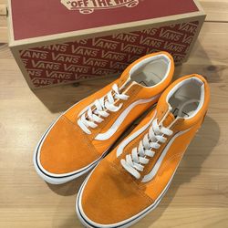Vans Men’s Old Skool Orange Size 8