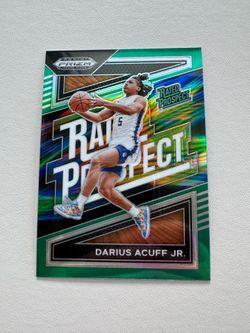 2024-25 Panini Prizm Draft Picks Rated Prospect Darius Acuff Jr. #7 Green Prizm