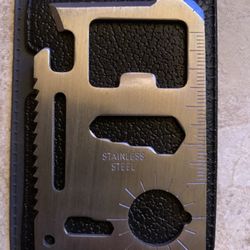 Stainless Steel Survival Wallet Multi tool