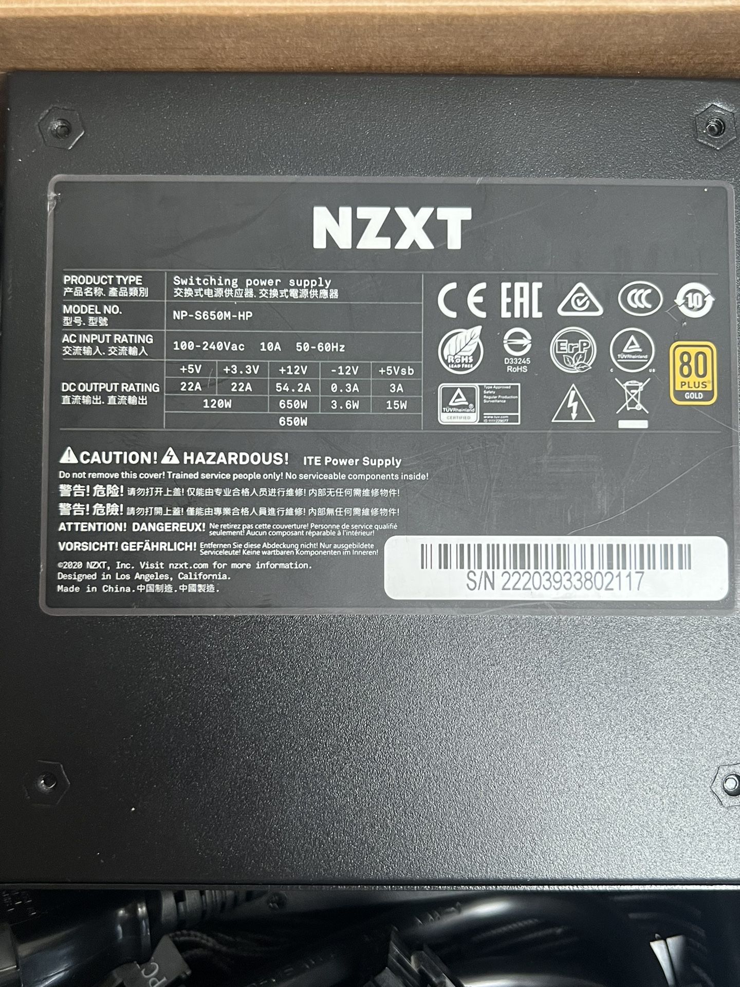 NZXT S650 SFX-L Power Supply (PSU) for Sale in Costa Mesa, CA - OfferUp