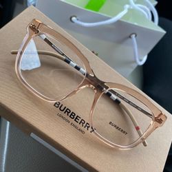 Burberry Rose Gold / Clear Glasses Frame