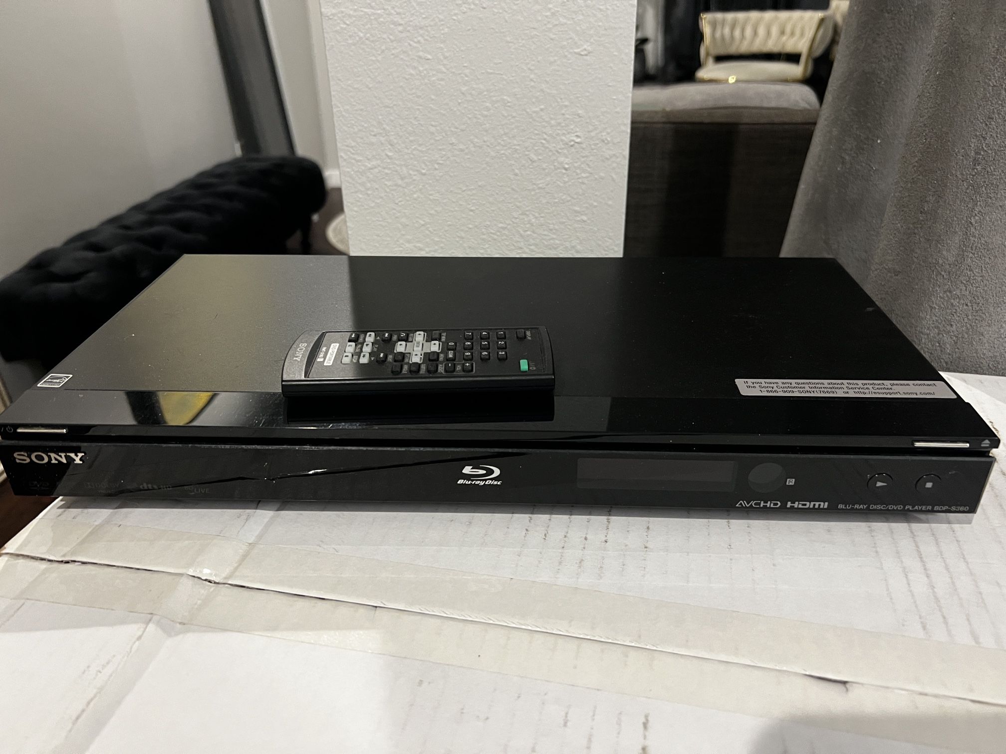 Sony Blu Ray DVD Player