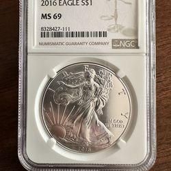 2016 Silver Eagle MS69