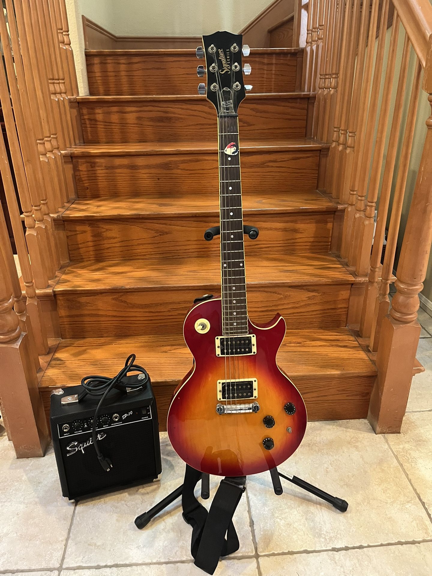 Gibson Baldwin Les Paul W/ Fender Squier SP10 Amp