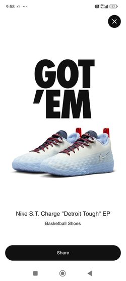 Nike S.T Charge "Detroit Tough" PE EP [M10 - W11.5]