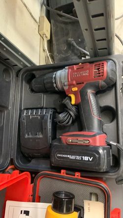 Chicago Electric 18V Cordless Drill